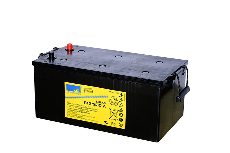 EXIDE-Sonnenschein Solarbatterie S12/230 A Solar | 12 V-230 Ah