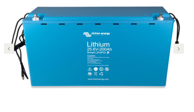 Victron Lithiumbatterie LiFePO4 25,6V/200 Ah Smart-a
