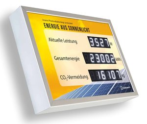 Siebert Photovoltaik Digitalanzeigen Display XC 420