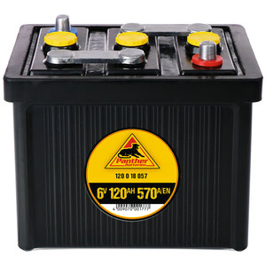 Panther Oldtimer Batterie 6 Volt 120 Ah