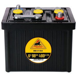 Panther Oldtimer Batterie 6 Volt 98 Ah